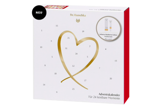 Der Dr. Hauschka Beauty Adventskalender 2019.