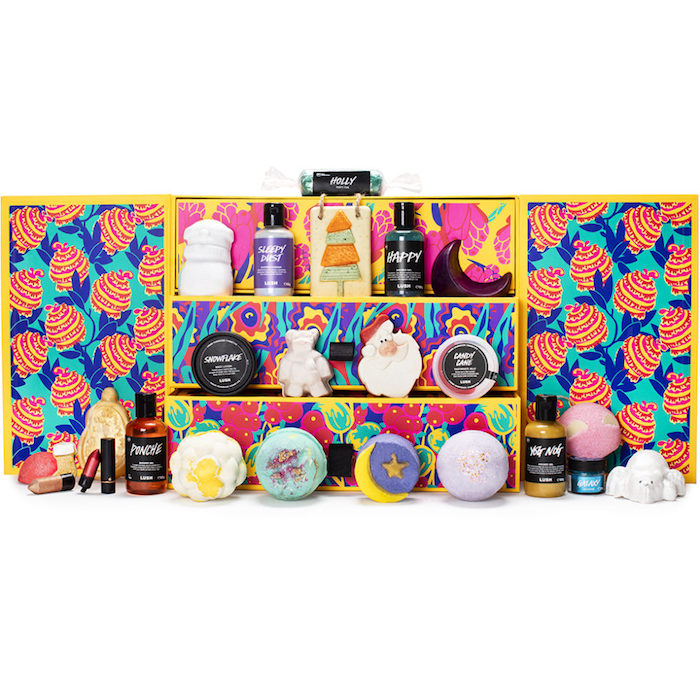 Der Lush Beauty Adventskalender 2019.